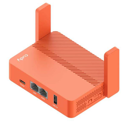 Cudy - AC1200 router inalámbrico Ethernet rápido Naranja