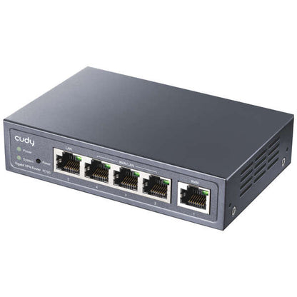 Cudy - Gigabit Multi-WAN VPN router Ethernet rápido  Gigabit Ethernet Gris