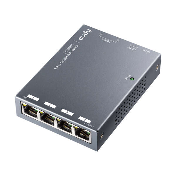 Cudy FS1006PL Switch PoE+ de 6 Puertos 10/100M 1 pieza(s)