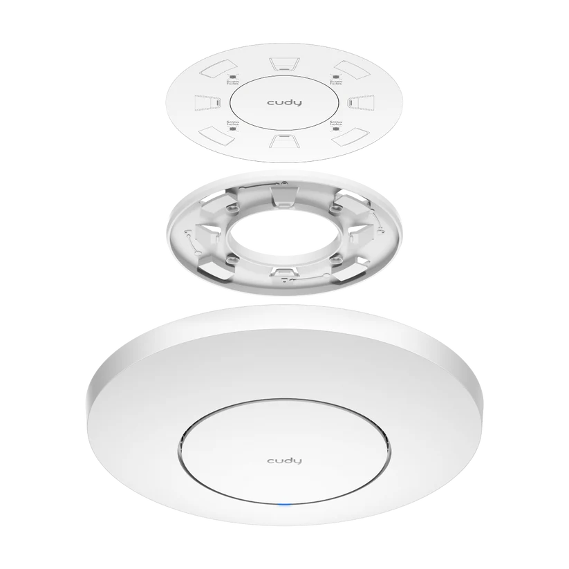 Cudy AP3000 Punto de Acceso Inalambrico - Hasta 2976 Mbit/s - Puerto 2.5G - Energia sobre Ethernet (PoE) 1 pieza(s)