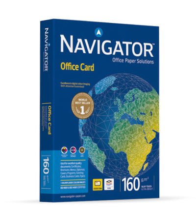 Navigator - OFFICE CARD papel para impresora de inyección de tinta A4 (210x297 mm) Mate 250 hojas Blanco