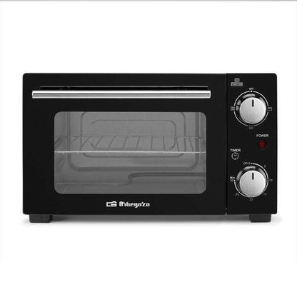 Orbegozo HO 985 Horno Electrico Multifuncion Potencia 800W - Capacidad 10L - Selector de Calor Superior - Inferior o Simultaneo - Temporizador 30 Minutos - Puerta Abatible con Doble Cristal 1 pieza(s)