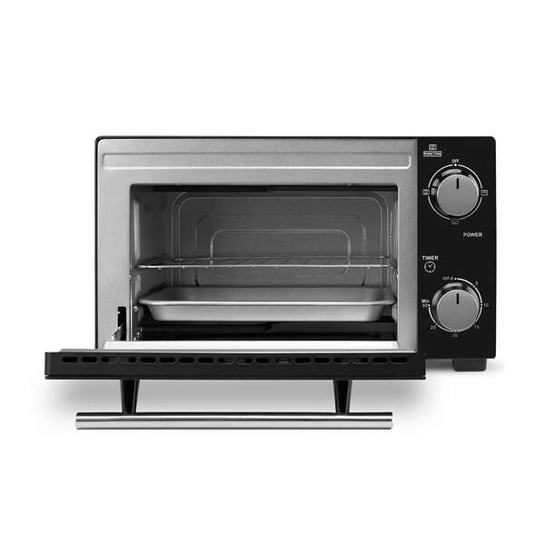 Orbegozo HO 985 Horno Electrico Multifuncion Potencia 800W - Capacidad 10L - Selector de Calor Superior - Inferior o Simultaneo - Temporizador 30 Minutos - Puerta Abatible con Doble Cristal 1 pieza(s)