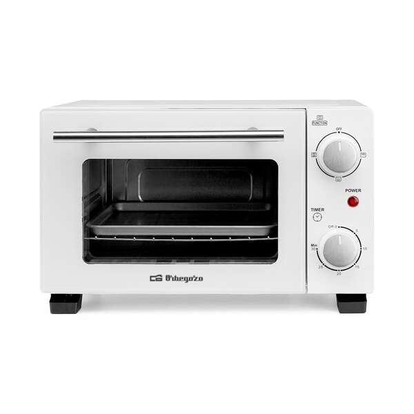 Orbegozo HO 975 Horno Electrico Multifuncion - Potente y Versatil - Ideal para Asar - Gratinar y Calentar - con Capacidad de 10 Litros y Temporizador de 30 Minutos 1 pieza(s)