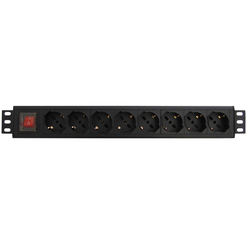 WP - WPN-PDU-G01-08 unidad de distribución de energía (PDU) 8 salidas AC 1.5U Negro