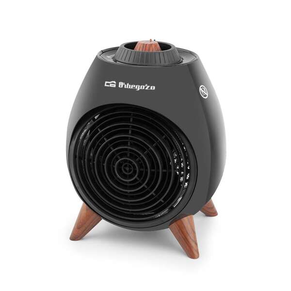 Orbegozo FH 5237 Calefactor Potente y Seguro - 2000W de Potencia - Selector Rotativo de 3 Posiciones - Funcion Ventilador - Proteccion contra Sobrecalentamiento 1 pieza(s)