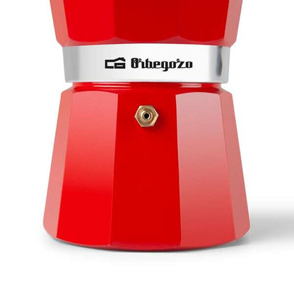 Orbegozo KFR 640 Cafetera de Aluminio - Prepara 6 Tazas de Cafe en Minutos - Compatible con Diferentes Tipos de Cocinas - Mango Ergonomico y Valvula de Seguridad - Facil de Limpiar y Mantener 1 pieza(s)