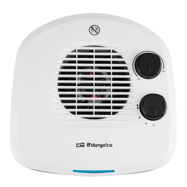 Orbegozo FH 5042 Calefactor Portatil Calor Instantaneo - 2000W de Potencia - 2 Niveles de Calor - Funcion Ventilador - Seguridad Antivuelco y Sobrecalentamiento - Ligero y Facil de Transportar 1 pieza(s)