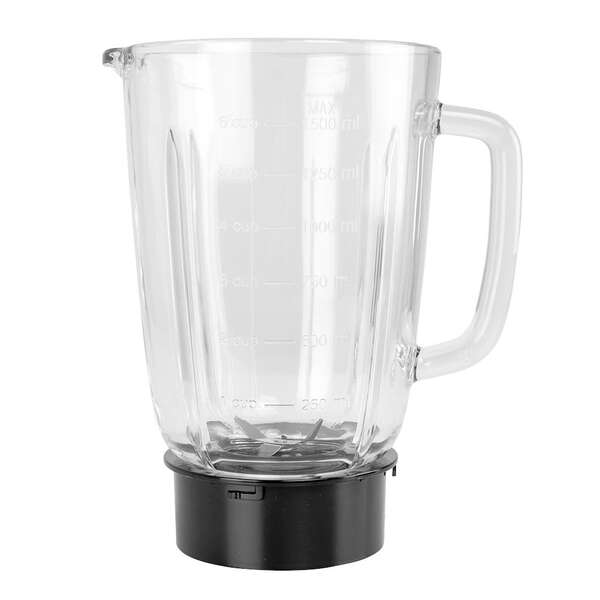 Orbegozo BV 5040 Batidora de Vaso Potente y Segura - 500W de Potencia - Vaso de Cristal de 1.5L - Cuchilla de Acero Inoxidable - 2 Velocidades + Pulse - Sistema de Seguridad 1 pieza(s)