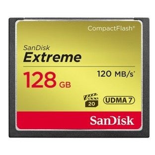 SanDisk - CF Extreme 128GB CompactFlash