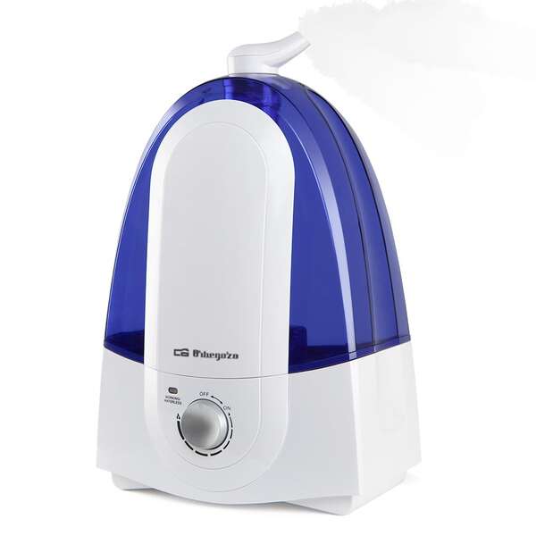 Orbegozo HU 2050 Humidificador Ultrasonico - Regula Humedad y Purifica el Aire - Silencioso - Vapor Frio - Autonomia 17H - Capacidad 52L - Doble Salida Ajustable - Potencia 30W 1 pieza(s)