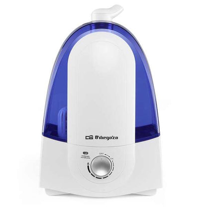 Orbegozo HU 2050 Humidificador Ultrasonico - Regula Humedad y Purifica el Aire - Silencioso - Vapor Frio - Autonomia 17H - Capacidad 52L - Doble Salida Ajustable - Potencia 30W 1 pieza(s)