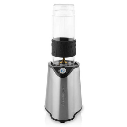 Orbegozo BV 7500 Blend&Go - Batidora de Vaso con 300W de Potencia y Cuchillas de Titanio - Incluye 2 Vasos con Boquilla Antigoteo y Asa de Transporte - Ideal para Batidos y Smoothies 1 pieza(s)