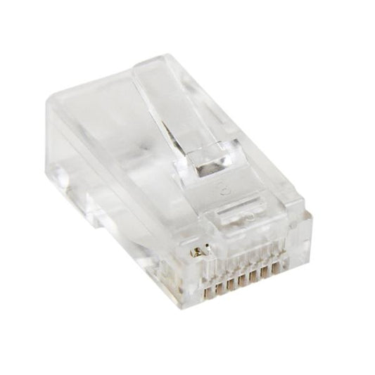 StarTech.com - Paquete de 50 Unidades de Conectores RJ45 Cat5e Modulares Multifilares Stranded Trenzados