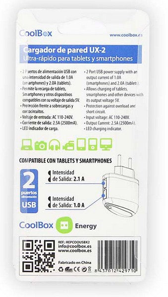 CoolBox - UX-2 Negro Interior