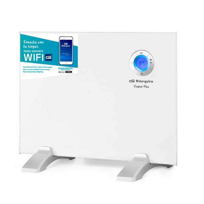 Orbegozo REW 500 Panel Radiante Wi-Fi - Control por Voz - Programacion Diaria y Semanal - Deteccion de Ventanas Abiertas - Seguridad Infantil - Display Digital LCD 1 pieza(s)