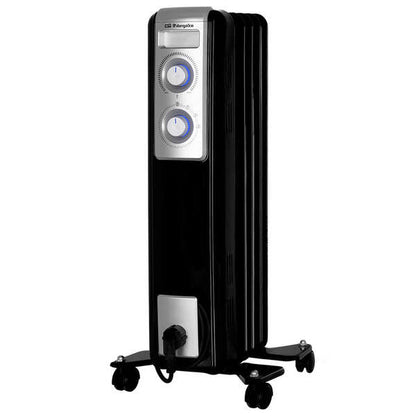 Orbegozo RN-1000 Radiador de Aceite Elegance - Potente y Silencioso - Potencia Maxima 1000W - Diseño Moderno - Termostato Regulable - Proteccion contra Sobrecalentamiento - Facil de Transportar 1 pieza(s)