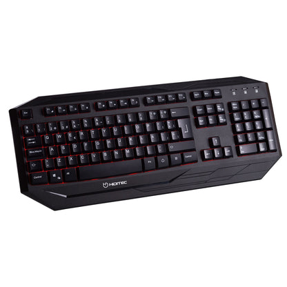 Hiditec - GK200 teclado USB QWERTY Negro