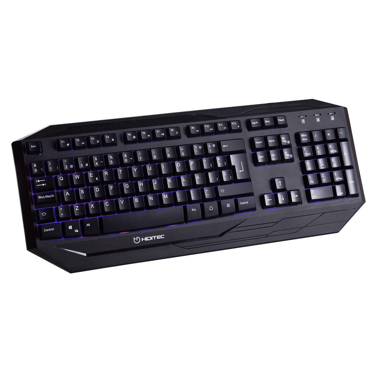 Hiditec - GK200 teclado USB QWERTY Negro