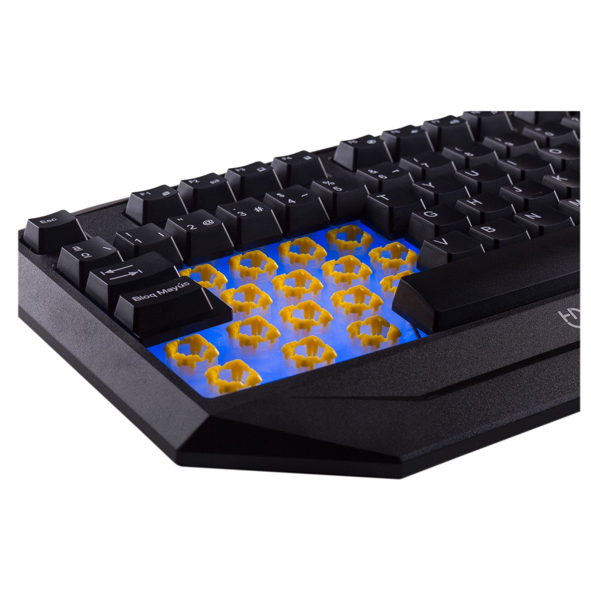 Hiditec - GK200 teclado USB QWERTY Negro