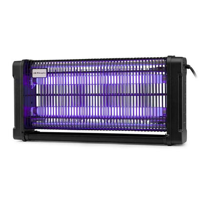 Orbegozo MQ 5030 Mata Mosquitos Ecologico y Efectivo - Luz Ultravioleta para Atraer Insectos - Descarga Electrica para Eliminarlos - Rejilla Protectora y Bandeja Lavable - Facil de Usar y Seguro 1 pieza(s)