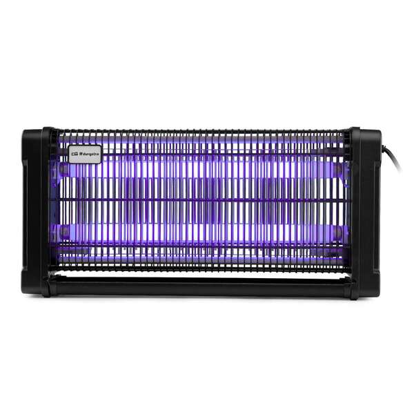 Orbegozo MQ 5030 Mata Mosquitos Ecologico y Efectivo - Luz Ultravioleta para Atraer Insectos - Descarga Electrica para Eliminarlos - Rejilla Protectora y Bandeja Lavable - Facil de Usar y Seguro 1 pieza(s)