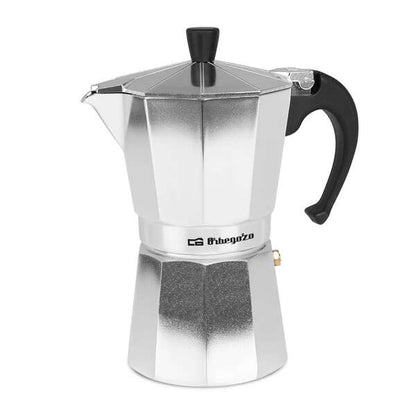 Orbegozo KF 600 Cafetera Italiana Placentera y Segura - Capacidad para 6 Tazas - Mango Ergonomico - Valvula de Seguridad - Facil Limpieza - Compatible con Gas - Electricidad y Vitroceramica 1 pieza(s)