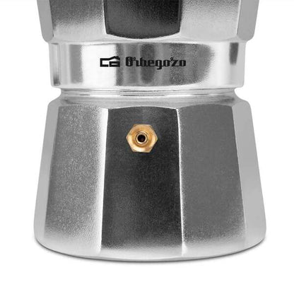 Orbegozo KF 300 Cafetera de Aluminio para 3 Tazas - Prepara Cafe Delicioso en Minutos en Cualquier Cocina - Mango Ergonomico y Valvula de Seguridad para Mayor Comodidad y Tranquilidad 1 pieza(s)