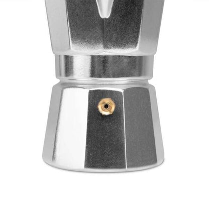 Orbegozo KF 200 Cafetera de Aluminio - Disfruta de Momentos Inolvidables con tu Cafe Favorito - Capacidad para 2 Tazas - Mango Ergonomico - Valvula de Seguridad y Facil Limpieza 1 pieza(s)