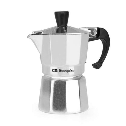 Orbegozo KF 100 Cafetera Italiana Compacta - Delicioso Cafe en una Taza - Mango Ergonomico - Valvula de Seguridad - Facil Limpieza - para Cocinas a Gas - Electricas y Vitroceramica 1 pieza(s)