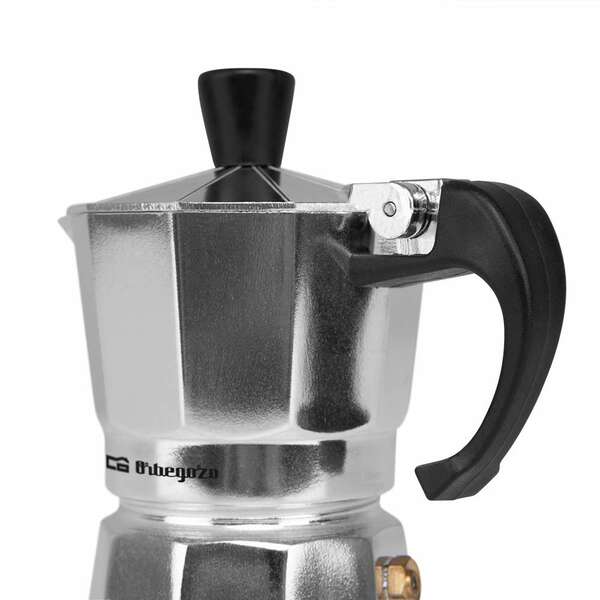 Orbegozo KF 100 Cafetera Italiana Compacta - Delicioso Cafe en una Taza - Mango Ergonomico - Valvula de Seguridad - Facil Limpieza - para Cocinas a Gas - Electricas y Vitroceramica 1 pieza(s)