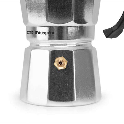 Orbegozo KF 100 Cafetera Italiana Compacta - Delicioso Cafe en una Taza - Mango Ergonomico - Valvula de Seguridad - Facil Limpieza - para Cocinas a Gas - Electricas y Vitroceramica 1 pieza(s)