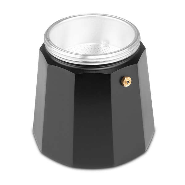 Orbegozo KFM 1230 Cafetera de Aluminio para 12 Tazas - Prepara Delicioso Cafe y Otras Bebidas con Facilidad - Mango Ergonomico y Valvula de Seguridad - Compatible con Diferentes Tipos de Cocinas 1 pieza(s)