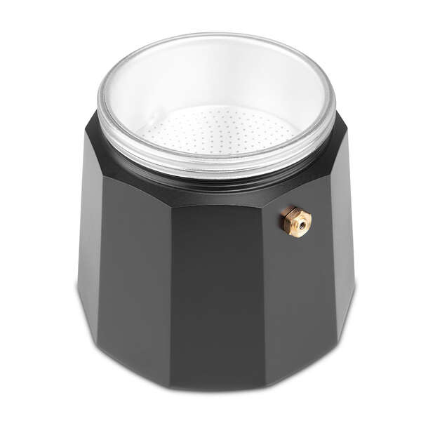 Orbegozo KFM 930 Cafetera de Aluminio Aromas en Familia - Capacidad para 9 Tazas - Utilizable en Cocinas a Gas - Electricas y Vitroceramica - Mango Ergonomico - Facil Limpieza - Valvula de Seguridad 1 pieza(s)