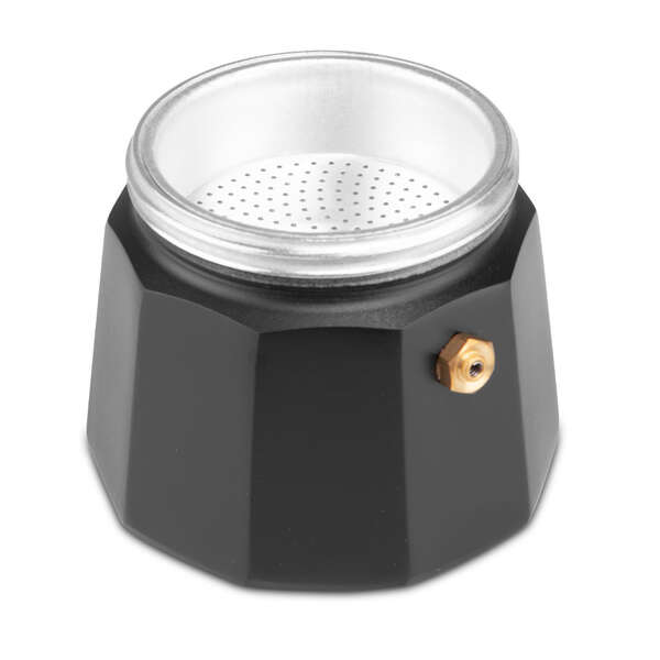 Orbegozo KFM 330 Cafetera de Aluminio para Tres Tazas - Mango Ergonomico - Valvula de Seguridad - Compatible con Cocinas a Gas - Electricas o Vitroceramica - Facil Limpieza 1 pieza(s)