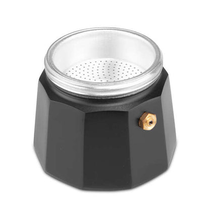 Orbegozo KFM 230 Cafetera de Aluminio para Dos Tazas - Prepara tu Cafe Favorito en Minutos con Seguridad y Comodidad - Ergonomica - Facil de Limpiar y Apta para Diferentes Tipos de Cocinas 1 pieza(s)