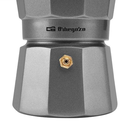 Orbegozo KFS 320 Cafetera de Aluminio para 3 Tazas - Rapida - Eficiente y Segura - Ideal para Cocinas Electricas - a Gas o de Vitroceramica - Ergonomica y Resistente 1 pieza(s)