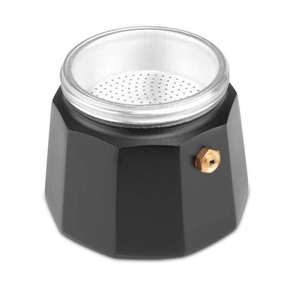 Orbegozo KFN 310 Cafetera de Aluminio Negra - Prepara 3 Tazas de Cafe en Segundos - Mango Ergonomico para Mayor Seguridad - Valvula de Seguridad - Facil Limpieza - Ideal para Casa U Oficina 1 pieza(s)