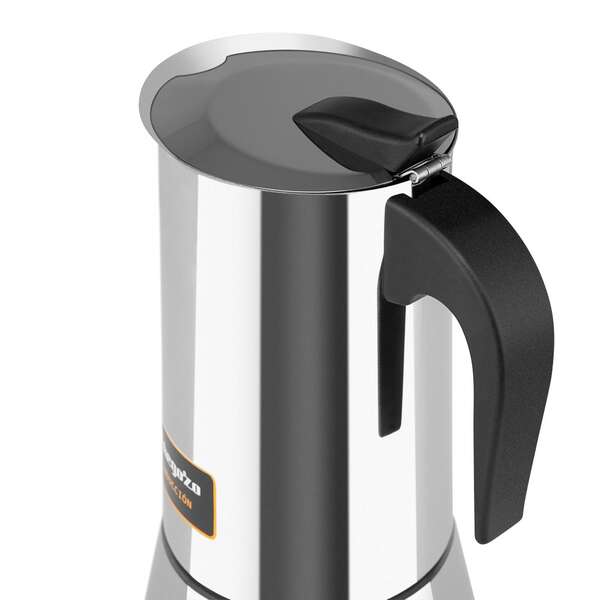 Orbegozo KFI 1260 Cafetera Italiana de Acero Inoxidable - Capacidad para 12 Tazas - Mango Ergonomico - Compatible con Estufas de Gas - Electricas - de Ceramica E Induccion 1 pieza(s)