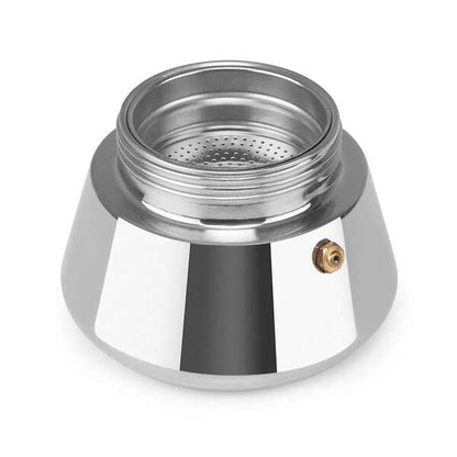 Orbegozo KFI 660 Cafetera Italiana de Acero Inoxidable - Capacidad para 6 Tazas - Compatible con Diferentes Tipos de Cocinas - Asa Ergonomica para un Manejo Seguro 1 pieza(s)