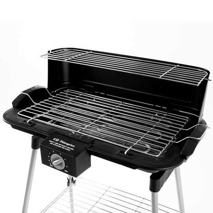 Orbegozo BCT 3950 Barbacoa Electrica con Patas - Cocina Sana y Rapida en Cualquier Lugar - Potencia 2200W - Altura 83.5cm - Resistencia de Acero Inoxidable - Protector de Viento - Facil Limpieza 1 pieza(s)