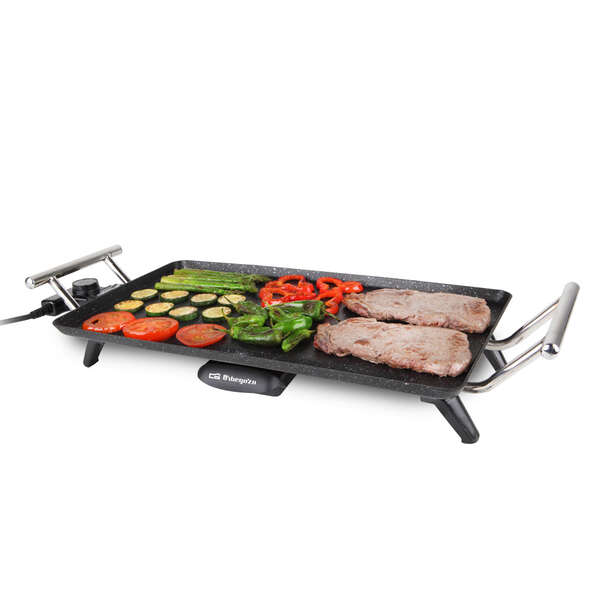 Orbegozo TBC Tabla de Asador Ceramica - Cocina Saludable sin Residuos - Transportable a la Mesa - Facil Limpieza - Potencia 2500W 1 pieza(s)