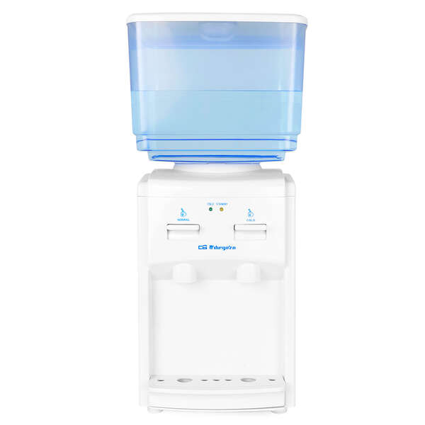 Orbegozo DA 5525 Dispensador de Agua Fria - Capacidad 7 Litros - Enfriamiento 8º-15º - Potencia 65W - Indicadores Luminosos - Bandeja Recoge Gotas - Facil Limpieza y Rellenado 1 pieza(s)