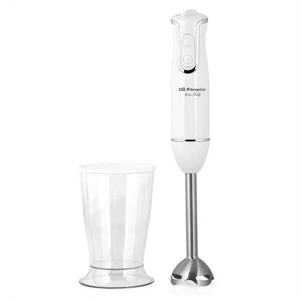 Orbegozo BT 2220 Batidora de Mano Potente y Practica - 800W - Mango Ergonomico - Brazo Desmontable de Acero Inoxidable - Vaso Mezclador de 600Ml 1 pieza(s)