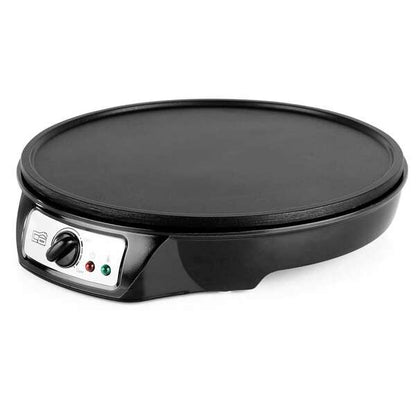 Orbegozo Crepera CM 2360 Maquina para Crepes Versatil y Facil de Usar - Superficie Antiadherente - Temperatura Ajustable - Luces Indicadoras - Pies Antideslizantes y Accesorios Incluidos 1 pieza(s)