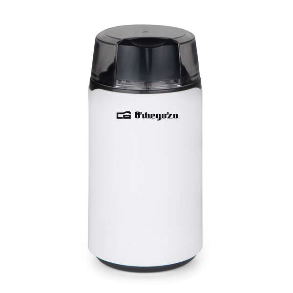 Orbegozo MO 3200 Molinillo de Cafe - Potencia de 200W para Molienda Fina - Cuchilla de Acero Inoxidable Duradera - Diseño Compacto y Funcional para tu Cocina 1 pieza(s)