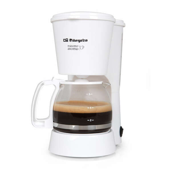 Orbegozo CG 4012 B Cafetera de Goteo - Disfruta del Aroma del Cafe Recien Colado con Facilidad y Rapidez - Capacidad para 6 Tazas - Filtro Extraible y Proteccion Anti Goteo 1 pieza(s)