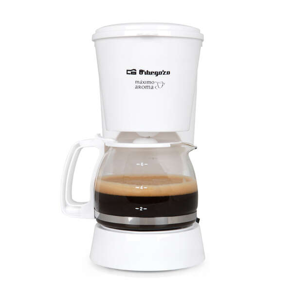 Orbegozo CG 4012 B Cafetera de Goteo - Disfruta del Aroma del Cafe Recien Colado con Facilidad y Rapidez - Capacidad para 6 Tazas - Filtro Extraible y Proteccion Anti Goteo 1 pieza(s)