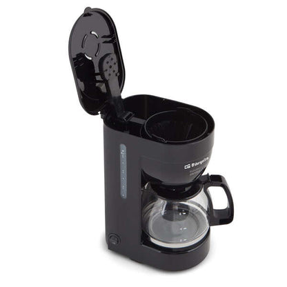 Orbegozo CG 4014 Cafetera de Goteo Negra - Disfruta de 6 Tazas de Cafe Caliente con Rapidez y Comodidad - Filtro Permanente - Jarra de Cristal - Proteccion Anti Goteo y Desconexion Automatica 1 pieza(s)