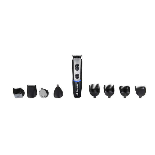 Orbegozo CTP 1840 Cortapelos Multifuncional - 7 en 1 para Cabello - Nariz y Barba - Recargable y con Opcion de Uso con Cable - Incluye Accesorios y Adaptador de Carga - Practico y Versatil 1 pieza(s)